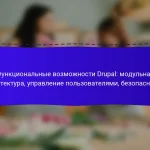 Функциональные возможности Drupal: модульная архитектура, управление пользователями, безопасность