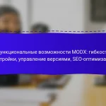 Функциональные возможности MODX: гибкость настройки, управление версиями, SEO-оптимизация