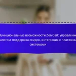 Функциональные возможности Zen Cart: управление каталогом, поддержка скидок, интеграция с платежными системами