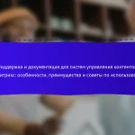 Поддержка и документация для систем управления контентом 1С-Битрикс: особенности, преимущества и советы по использованию