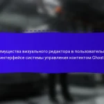Преимущества визуального редактора в пользовательском интерфейсе системы управления контентом Ghost