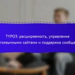 TYPO3: расширяемость, управление многоязычными сайтами и поддержка сообществ.